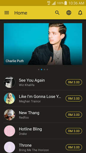 CallerTunes screenshot 1