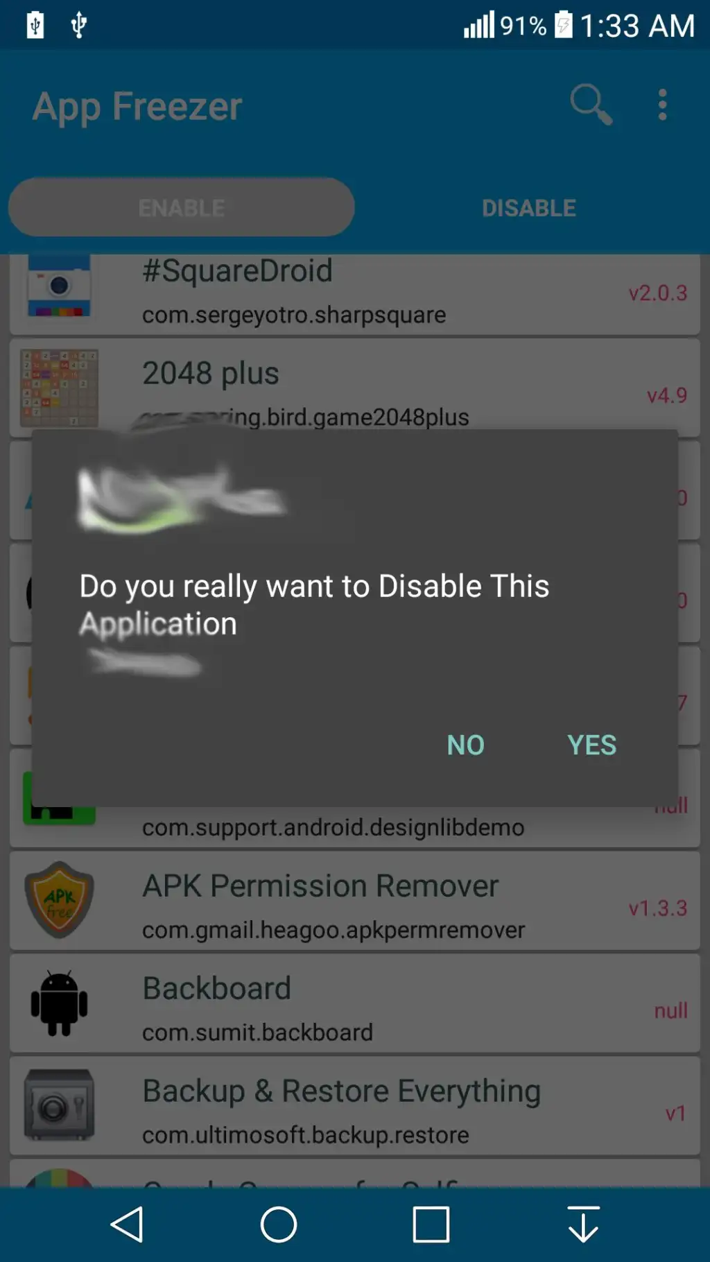 App Freezer (root) screenshot 2