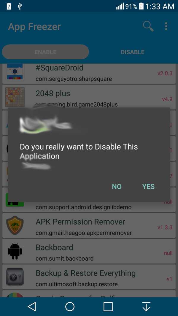 App Freezer (root) screenshot 2