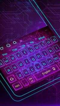 3D Laser Keyboard Yheme screenshot 1