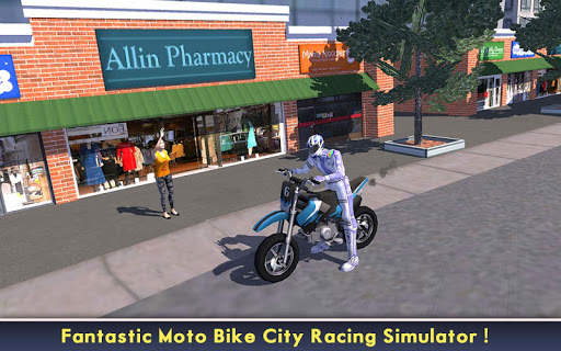 Power Racer City Moto Bike SIM screenshot 1