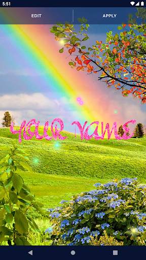 Rainbow Nature Live Wallpaper screenshot 3