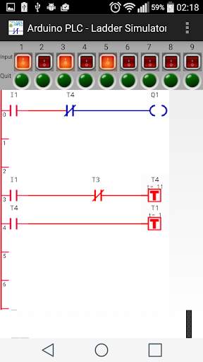 PLC - Ladder Simulator for Arduino screenshot 5