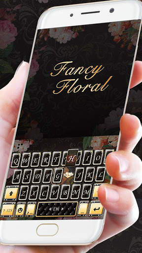 Fancy Floral Keyboard Theme screenshot 3