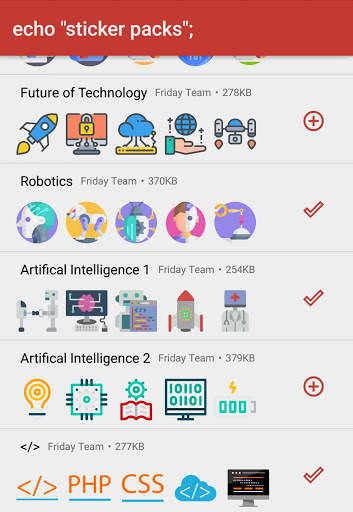 Programming Stickers for WhatsApp (WAStickers) screenshot 2