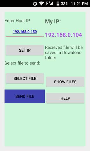 Fast WiFi File Transfer screenshot 1