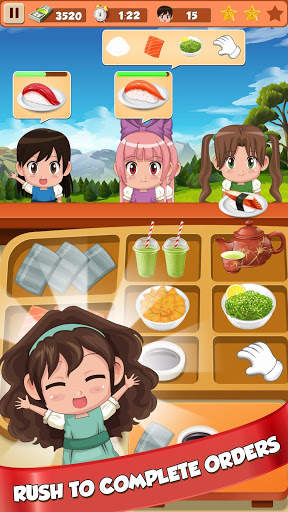 Sushi Restaurant Craze: Japanese Chef Cooking Game screenshot 4