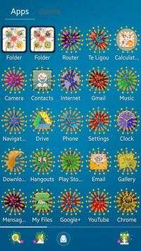 Fireworks GO Launcher EX Theme screenshot 2