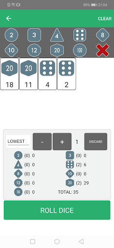 Xd6 - Dice Roller screenshot 6