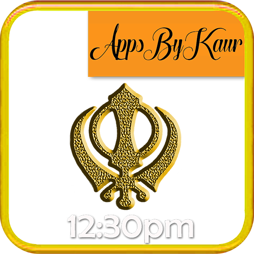 ikon Khanda Clock Digital