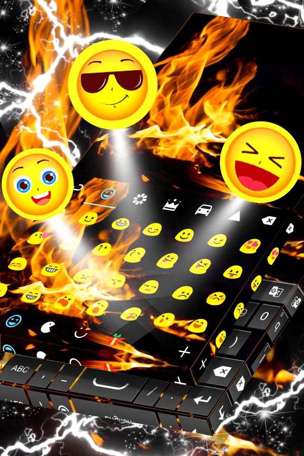 Burning Fire Flames Keyboard स्क्रीनशॉट 4