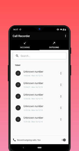 Automatic Call Recorder App 2020 screenshot 1