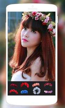 Flower Crown Hairstyles Makeup screenshot 2
