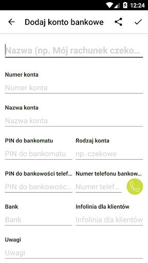 Blokada Hasło: Password Locker screenshot 6