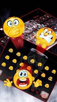 Smoky Horror Joker Keyboard Theme स्क्रीनशॉट 3