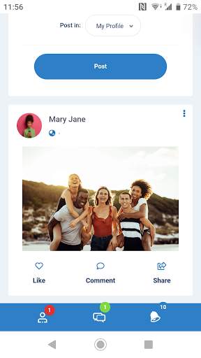 Scrollforth social network - chat and make friends 2 تصوير الشاشة