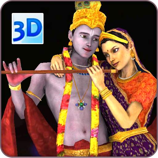 3D Radha Krishna Live Wallpaper 6.0