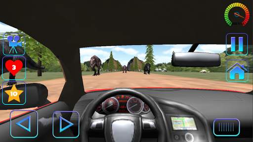 Car Racing in Dinos screenshot 2