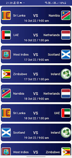 Cricket World Cup Live 2022 screenshot 2