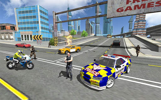 Police Cop Car Simulator : City Missions स्क्रीनशॉट 5