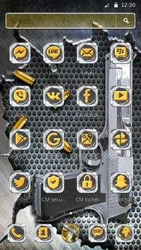 Cool Gun Bullet Launcher Theme screenshot 5