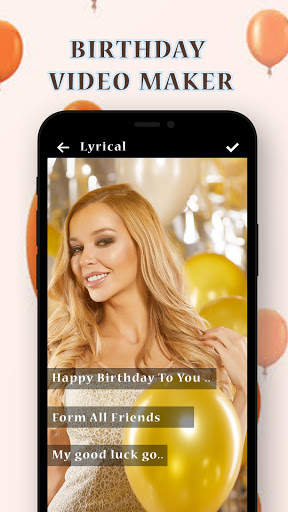 Birthday Video Maker screenshot 1