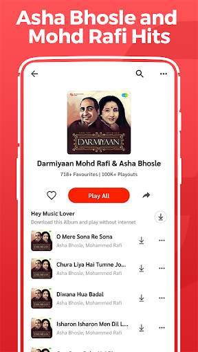 Asha Bhosle Song, Hit Song, आशा भोसले के गाने App screenshot 6