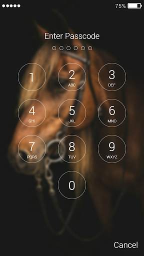 Horse Lock Screen 5 تصوير الشاشة