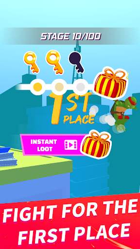 Turtle Parkour Race 3D - Free screenshot 3