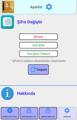 Şifreli Notlar скриншот 6