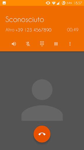 Material Orange CM Theme screenshot 2