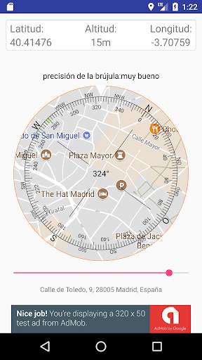 Brújula Pro - La brújula con mapa de satélite screenshot 2