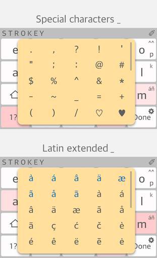 STROKEY-smartphone keyboard screenshot 3