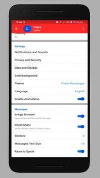 Fluent Messenger screenshot 3
