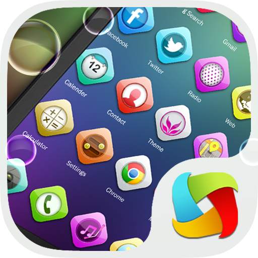 Bubble Mega Launcher Theme 1.3