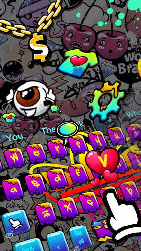 Graffiti Street Keyboard Theme screenshot 1
