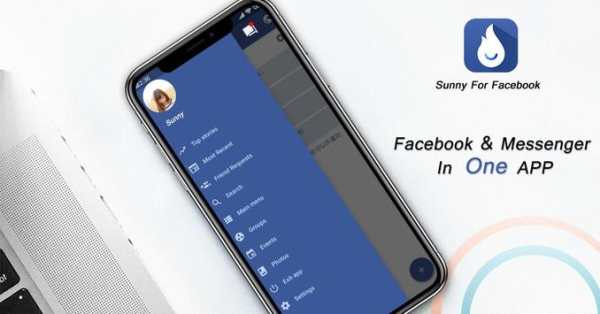 Sunny for Facebook screenshot 1