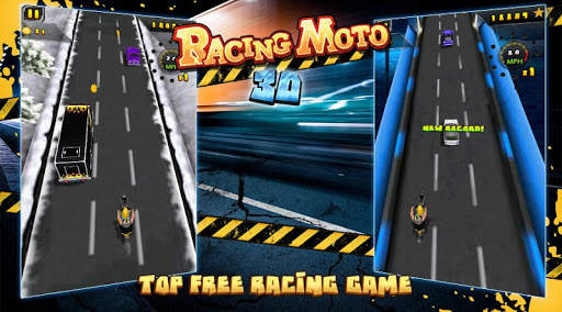 Racing Moto 3D screenshot 1