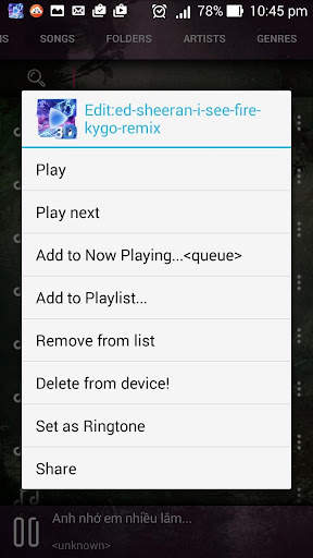 Storm Mp3 Player 3D 4 Android screenshot 5