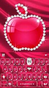 Red Apple Diamond Free Theme for PhoneX OS11 screenshot 1