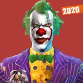 Scary Clown Horror Neighbour 3D icon
