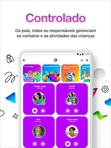 O aplicativo de mensagens para screenshot 8