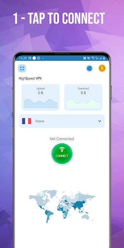 Highspeed VPN - 100% Free Unlimited, Secure VPN screenshot 2