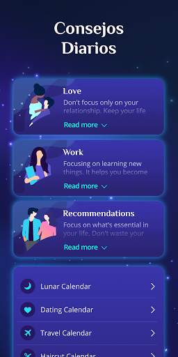 Stellium: o horoscopo diario, calendario lunar screenshot 6