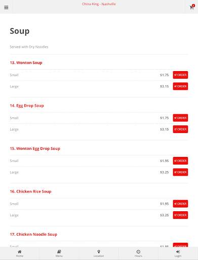 China King Nashville Online Ordering screenshot 6