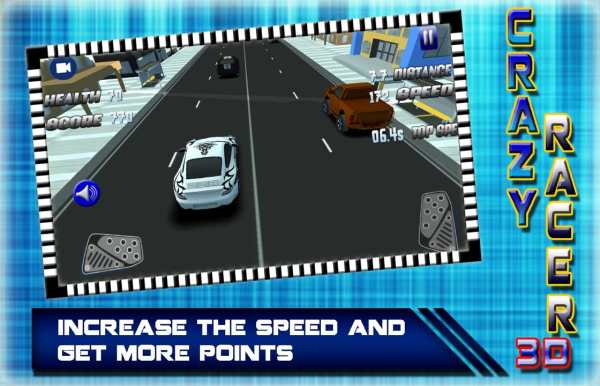 Crazy Car Racing 3D 2017: Rush Hero Driver screenshot 1
