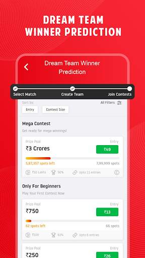 Dream Team 11 - Cricket Prediction & Live Score screenshot 5