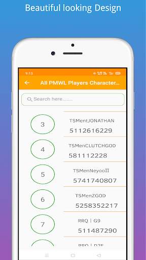 All PMWL Players Character ID 2020 PUBG MOBILE screenshot 2