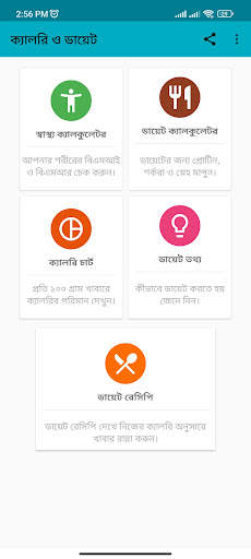 ক্যালরি ও ডায়েট screenshot 1