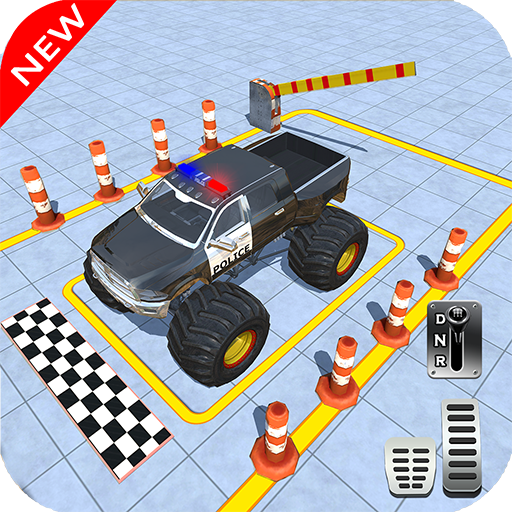 Police Car Parking Car Driving School 2019 icon